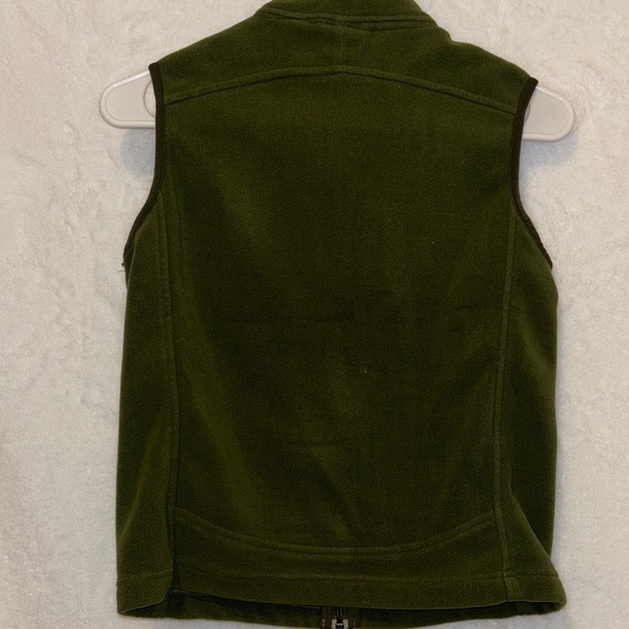 REI Olive Fleece Vest - Picture 5 of 7